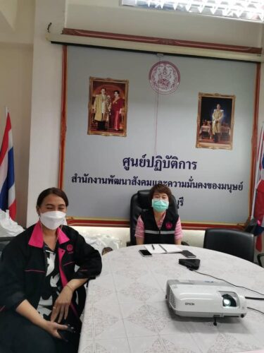 พมจ.นนทบุรี เข้าร่วมประชุมการเฝ้าระวังข่าว การสื่อสารการประชาสัมพันธ์ผลการดำเนินงานการช่วยเหลือกลุ่มเปราะบางผ่านระบบ Zoom