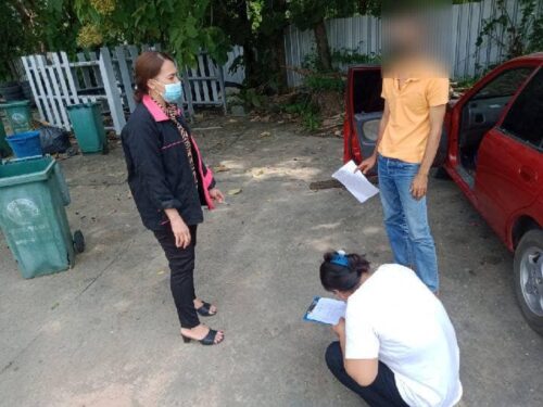 สนง.พมจ.นนทบุรี ลงพื้นที่ช่วยเหลือกลุ่มเปราะบาง