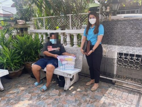 สนง.พมจ.นนทบุรี ลงพื้นที่ ช่วยเหลือกลุ่มเปราะบาง
