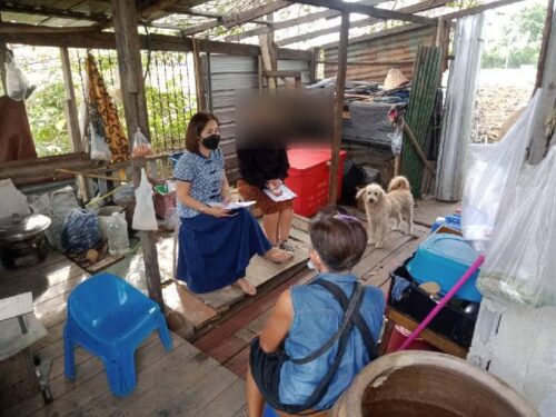 สนง.พมจ.นนทบุรี ลงพื้นที่ช่วยเหลือผู้ประสบปัญหาทางสังคม