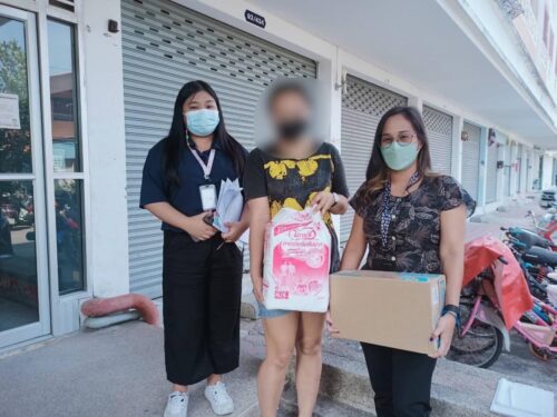 สนง.พมจ.ลงพื้นที่ช่วยเหลือกลุ่มเปราะบาง