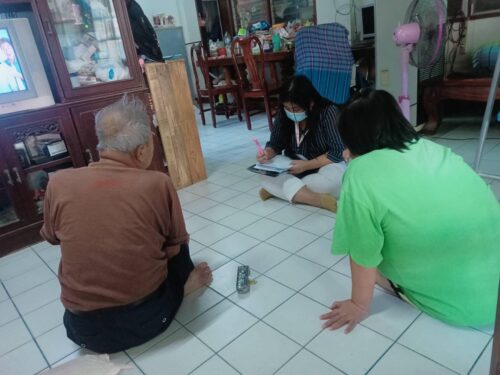 สนง.พมจ.นนทบุรี ลงพื้นที่ช่วยเหลือกลุ่มเปราะบาง