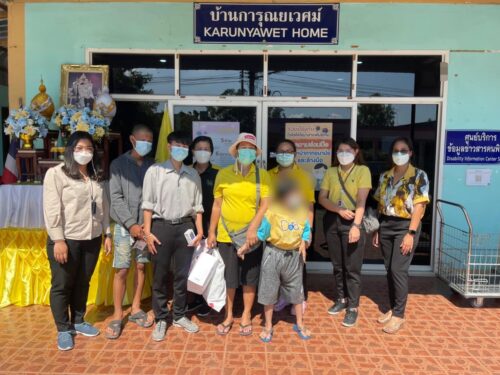 สนง.พมจ.นนทบุรี ลงพื้นที่ช่วยเหลือกลุ่มเปราะบาง