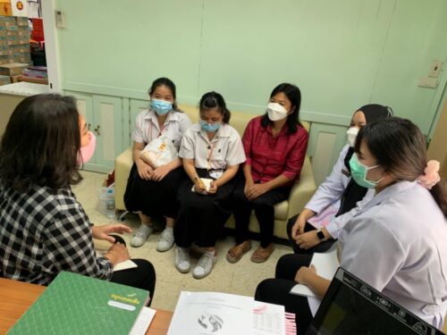 สนง.พมจ.นนทบุรี ต้อนรับอาจารย์คณะสังคมสงเคราะห์ศาสตร์และสวัสดิการสังคมมหาวิทยาลัยหัวเฉียวเฉลิมพระเกียรติ